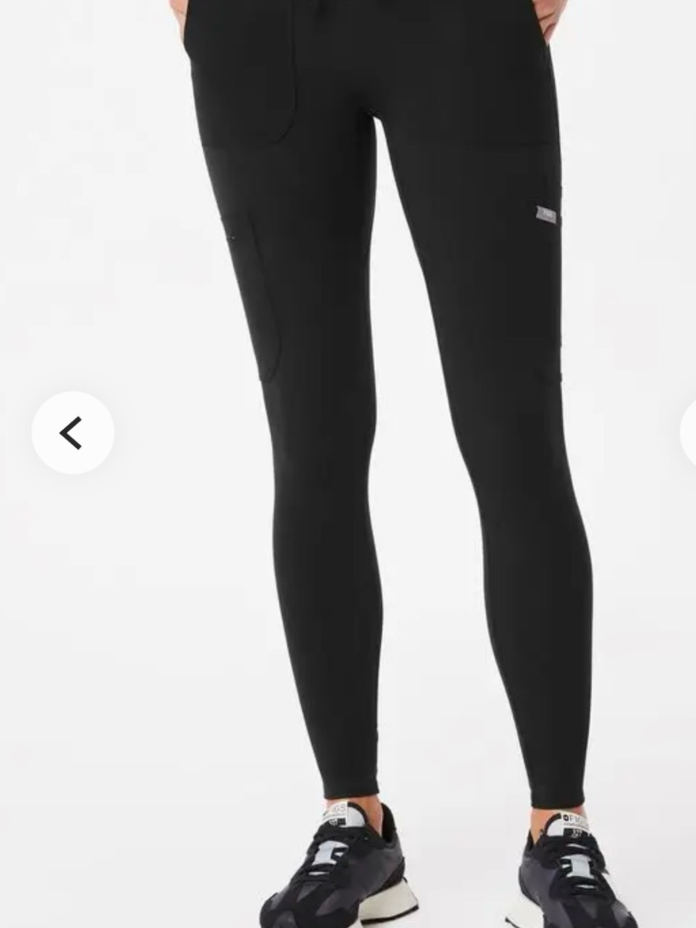 Figs Women’s Black Slim-Fit Scrub Leggings